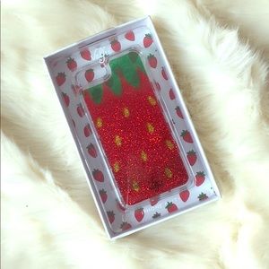Valfre Strawberry glitter iPhone case 7+, 8+